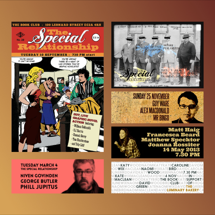 Ads, posters and promos for The Special Relationship live shows